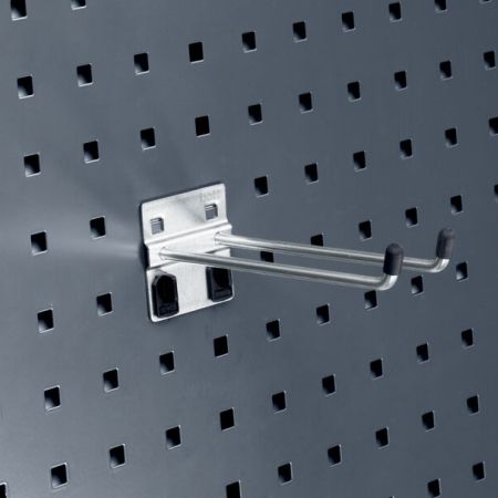 2&quot; perfo double hook (pack of 5)
