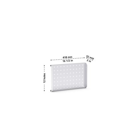 16 1/2&quot;W x 2&quot;D x 10 7/8&quot;H In-Frame perfo Panel