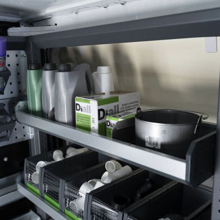 16 1/2W x 5 3/8D shelf kit