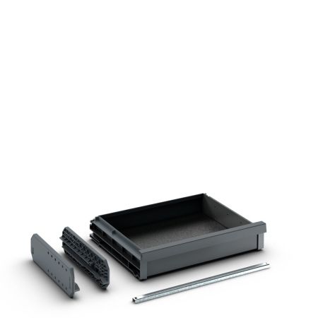 16 1/2&quot;W M Storage Drawer with runner kit, Short (3 1/4&quot;H)