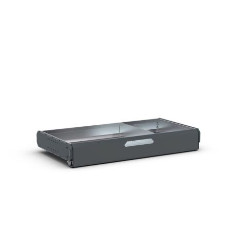  34 1/8W x 18 1/8D drop front shelf