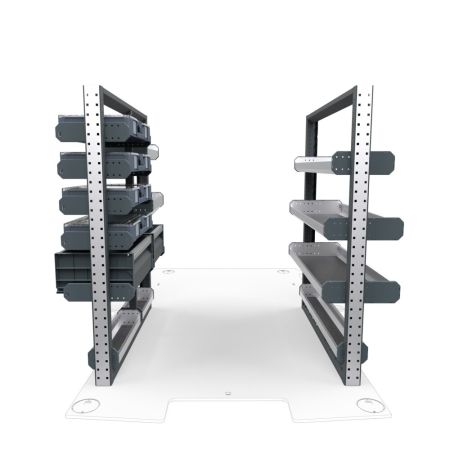 Electricians Van Shelving Package 01 - Mercedes Metris, 135&quot; Wheelbase