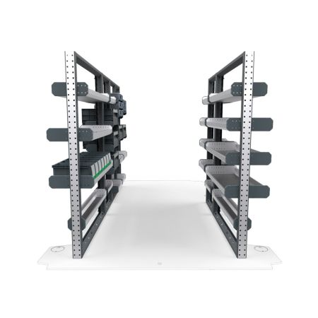 Electricians Van Shelving Package 01 - RAM Promaster Low/High Roof, 136&quot; Wheelbase