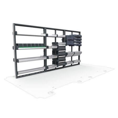 Electricians Van Shelving Package 01 - RAM Promaster High Roof, 159&quot; Wheelbase
