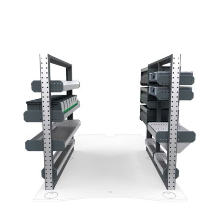 Electricians Van Shelving Package 01 - RAM Promaster City, 122.4&quot; Wheelbase