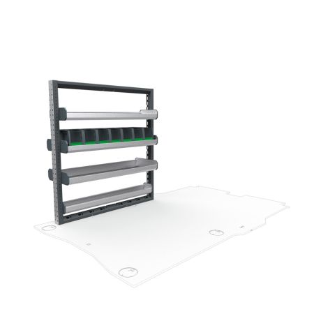 Electricians Van Shelving Package 01 - RAM Promaster City, 122.4&quot; Wheelbase