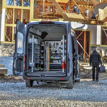 Racking Configurator for Ford Transit 130&quot; Wheelbase, Low Roof