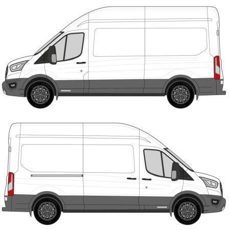Racking Configurator for Ford Transit 148&quot; Wheelbase, High Roof