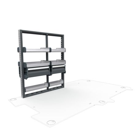 General Contractors Van Shelving Package 01 - Mercedes Metris, 135&quot; Wheelbase