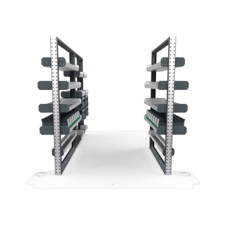 General Contractors Van Shelving Package 01 - RAM Promaster Low Roof, 118&quot; Wheelbase