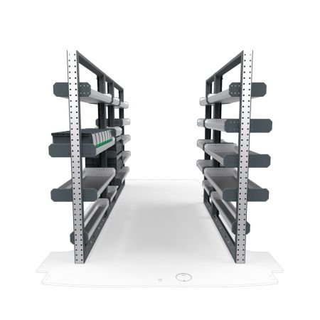 General Contractors Van Shelving Package 01 - Mercedes Sprinter Standard/High Roof, 144&quot; Wheelbase
