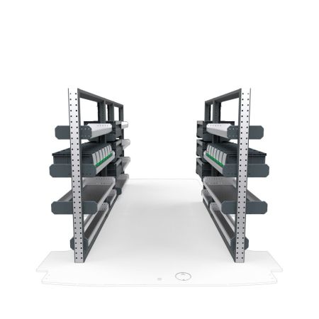 General Contractors Van Shelving Package 01 - Ford Transit Low Roof, 148&quot; Wheelbase