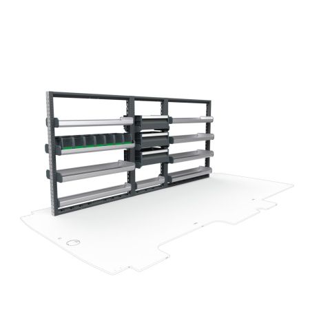General Contractors Van Shelving Package 01 - Ford Transit Low Roof, 148&quot; Wheelbase