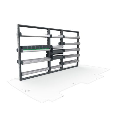 General Contractors Van Shelving Package 01 - Ford Transit Medium/High Roof, 148&quot; Wheelbase