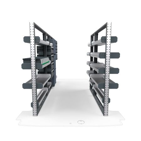 Plumbers Van Shelving Package 01 - Mercedes Sprinter Standard/ High Roof, 144&quot; Wheelbase