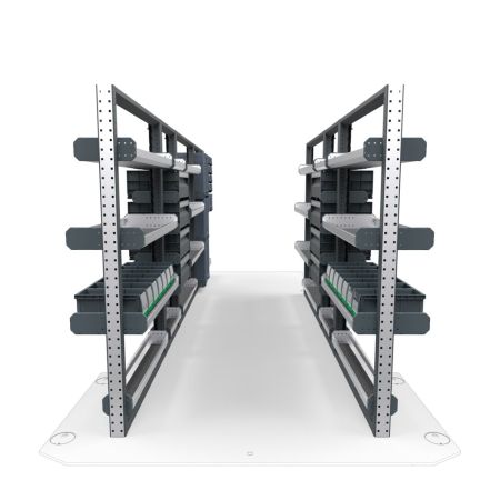 Plumbers Van Shelving Package 01 - Mercedes Sprinter High Roof, 170&quot; Wheelbase