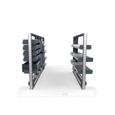 Plumbers Van Shelving Package 01 - Ford Transit Low Roof, 130&quot; Wheelbase