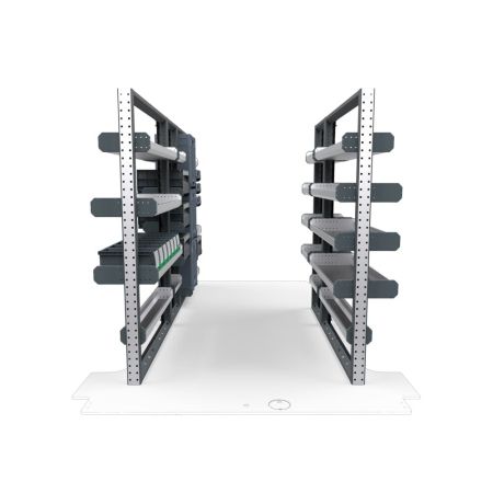 Plumbers Van Shelving Package 01 - Ford Transit Medium Roof, 130&quot; Wheelbase