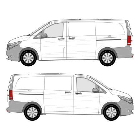 Racking Configurator for Mercedes Metris 126&quot; Wheelbase, Dual Sliding Doors