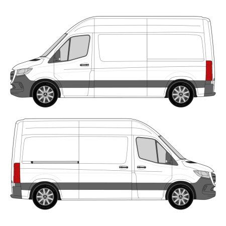 Racking Configurator for Mercedes Sprinter 144&quot; Wheelbase High Roof